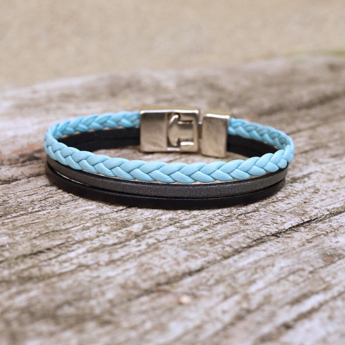 bracelet-cuir-artisanal-homme-3lanieres-turquoise-011