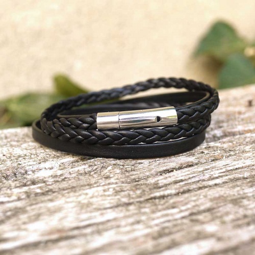 bracelet-cuir-artisanal-homme-robin-noir-03