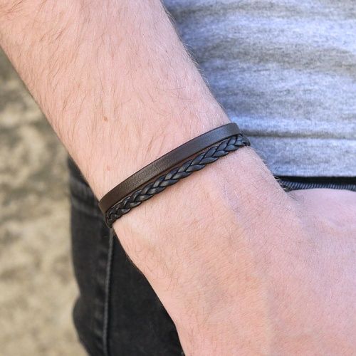 bracelet-cuir-artisanal-homme-uno-marronfonce-01