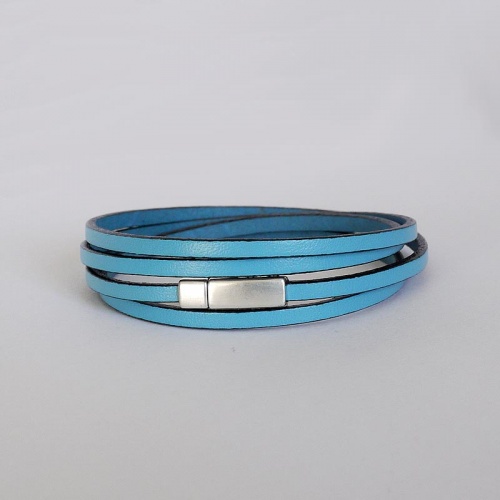 bracelet-cuir-femme-3mm-aimant-bleu-010
