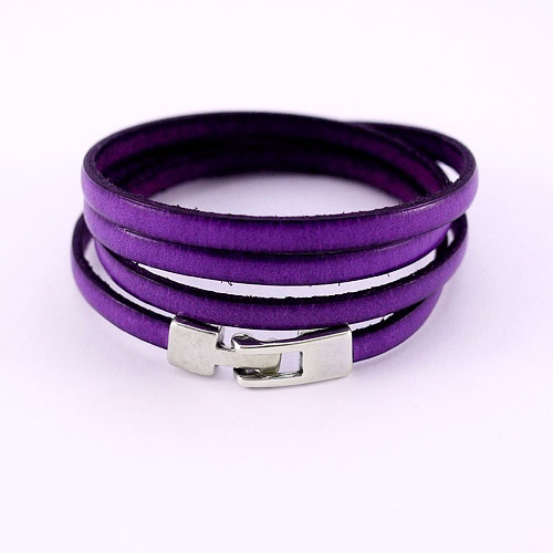 braceletcuir-simple4tviolet1