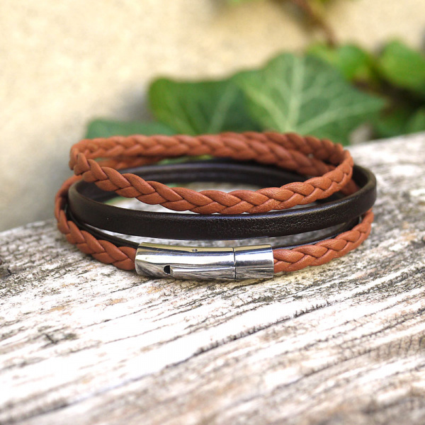 bracelet-cuir-artisanal-homme-robin-marron-bicolore-cognac-01