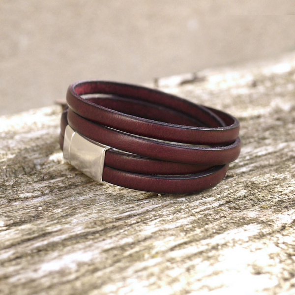bracelet-cuir-homme-artisanal-2lanires-aimant-bordeaux-011