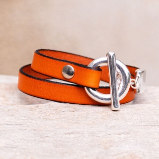bracelet-cuir-femme-marinero-orange05